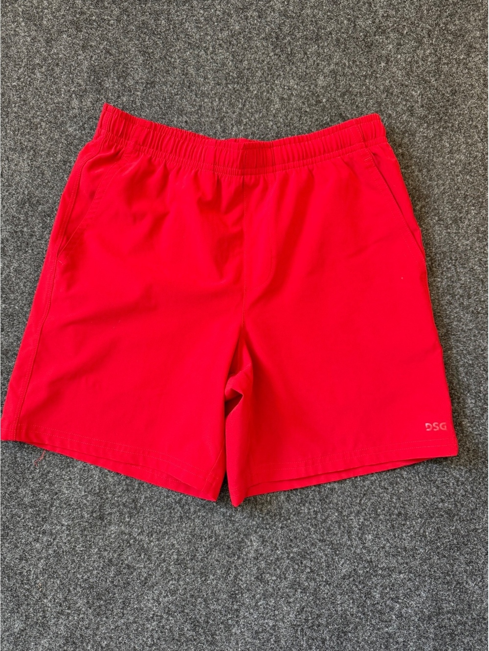 DSG Red Athletic Shorts – Kids Size M (10–12)